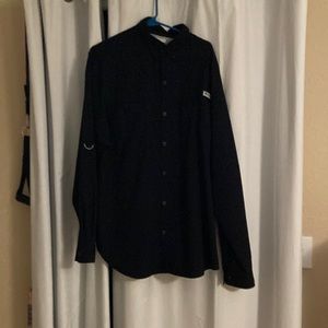 Columbia Mens long sleeve black shirt XL